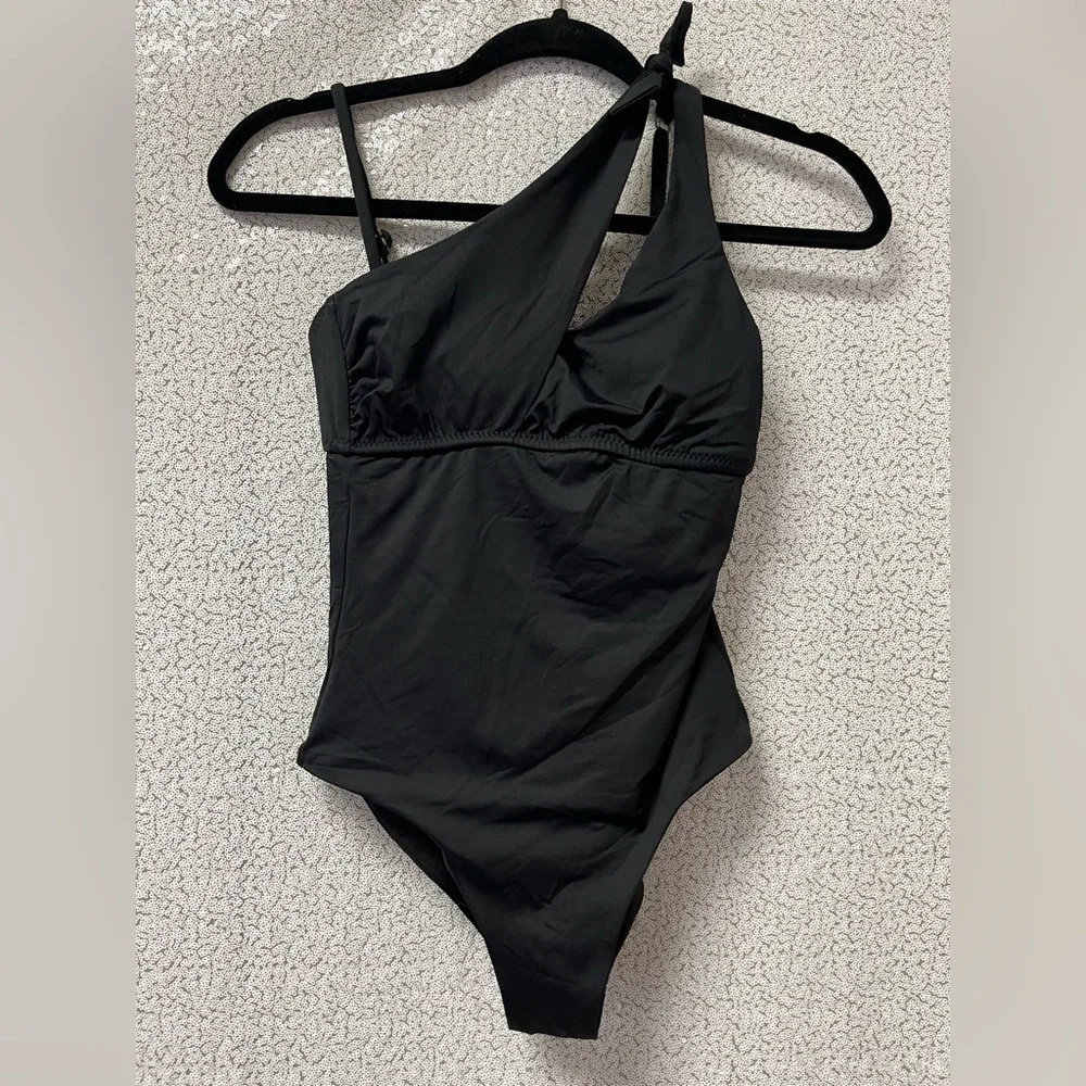 Becca by Rebecca Virtue Women's Sadie One Shoulder One Piece Swimsuit | size XS